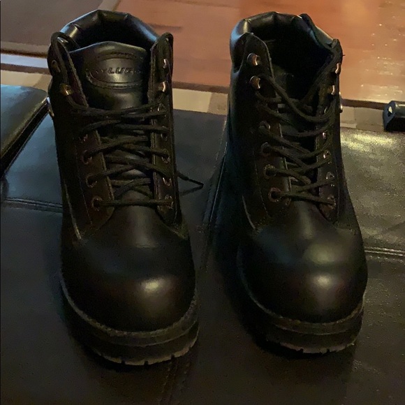 lugz steel toe work boots